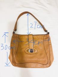 Furla  light brown leather handbag image 9