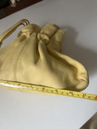 Furla soft yellow leather handbag image 2