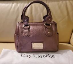 Guy Laroche copper brown boston bag image 1