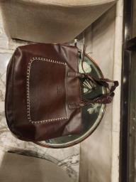 Leather tote bag image 1