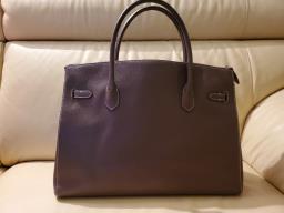 Marco Polo brown satchel leather bag image 3