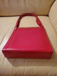 Paloma Picasso red leather bag image 2