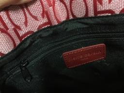 Pierre Cardin Red Tweed Crossbody Bag image 5