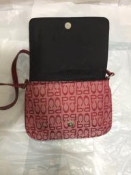 Pierre Cardin Red Tweed Crossbody Bag image 6