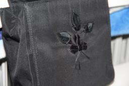 Prada black embroided evening bag image 2