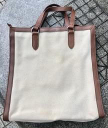 Ralph Lauren canvas and leather tote bag image 5