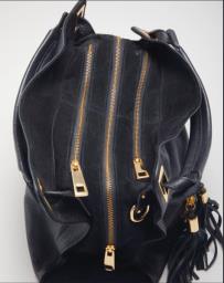 Sandro Leather Absinthe Bag black image 3