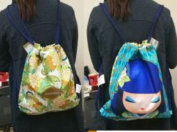 Unwanted kimmidoll Drawstring Bag image 3