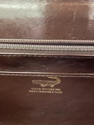 Vintage Alligator Skin Handbag image 4