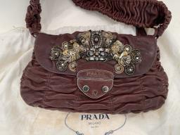 Vintage Prada Clutch - Stones and Sequin image 1