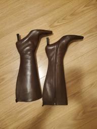 Ballin brown Italian leather boots image 5