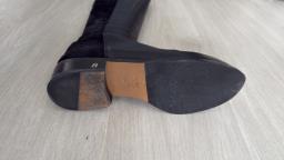 Bally black long leather boots image 4