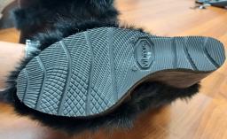 Brown Boots Wblack Fur big Discount image 3