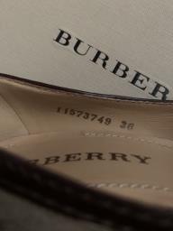 Burberry Plaid Canvas Loafer Pumps Heels image 8
