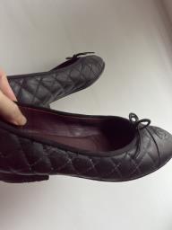 Chanel black quilted flats 35 image 3