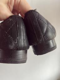 Chanel black quilted flats image 6