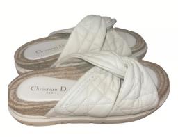 Christian Dior Leather Mule Sandals image 2