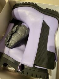 Cos Lilac High Ankle Leather Boots image 2
