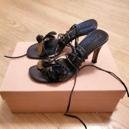 Fratelli Rosetti black lace up sandals image 1