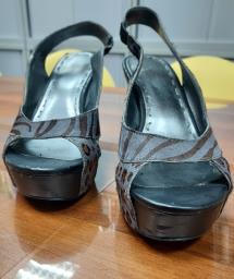 Grey Brown Sandals big Discount image 1
