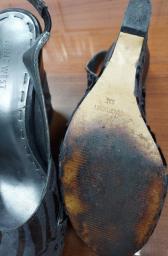 Grey Brown Sandals big Discount image 3