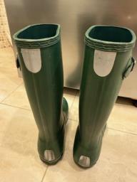 Hunter Tall Boots in olive colour image 4