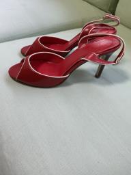 Marks  Spencer Heels red and white image 3