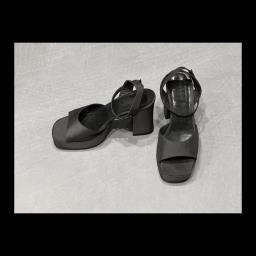 Prada Platform Sandals with Wooden Heels image 4