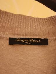 Italian brand - metallic silver top image 2