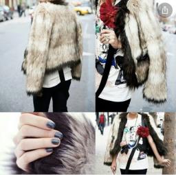 Lanvin for Hm faux fur coat image 1