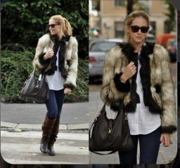 Lanvin for Hm faux fur coat image 2