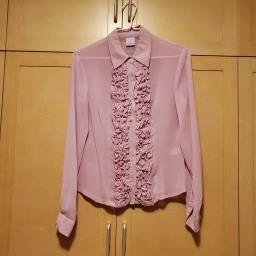Playlord lavender ruffle blouse image 1