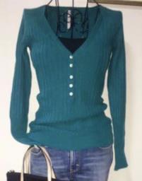 pure cashmere knitted sweater image 2