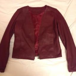 Qussio Goat Leather Jacket size 38 image 1