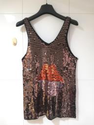 Sonia Rykiel Sequined Tank Tops image 1