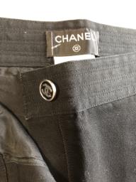 Chanel Classic Black trousers cotton image 3