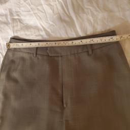 Dkny Khaki plaid tailored pants image 3