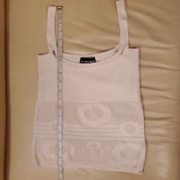 Emporio Amarni beige strap crop top image 3
