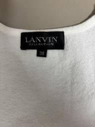 Lanvin sleeveless white top with sequins image 2