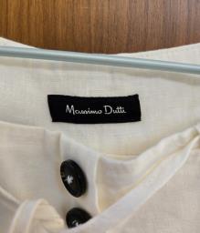 massimo dutti white short pants image 2