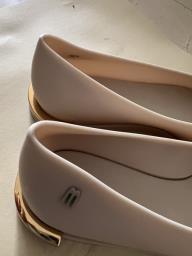 Melissa gold flats great for rainy days image 6