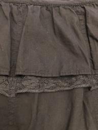 Miu Miu black Cotton skirt with Lace image 4