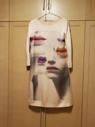 Moschino beige boat neck dress image 1