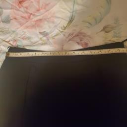 Prada black skirt with lace trim image 2