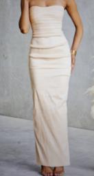Strapless Maxi Dress image 1