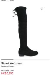 Stuart Weitzman over-knee boots size 38 image 1