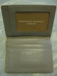Gold Katharine Hamnett Name Card Holder image 2