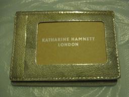 Gold Katharine Hamnett Name Card Holder image 3