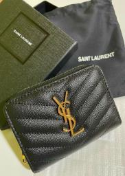 Ysl Cassandre Matelassé Compact Wallet image 1