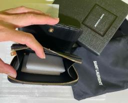 Ysl Cassandre Matelassé Compact Wallet image 6